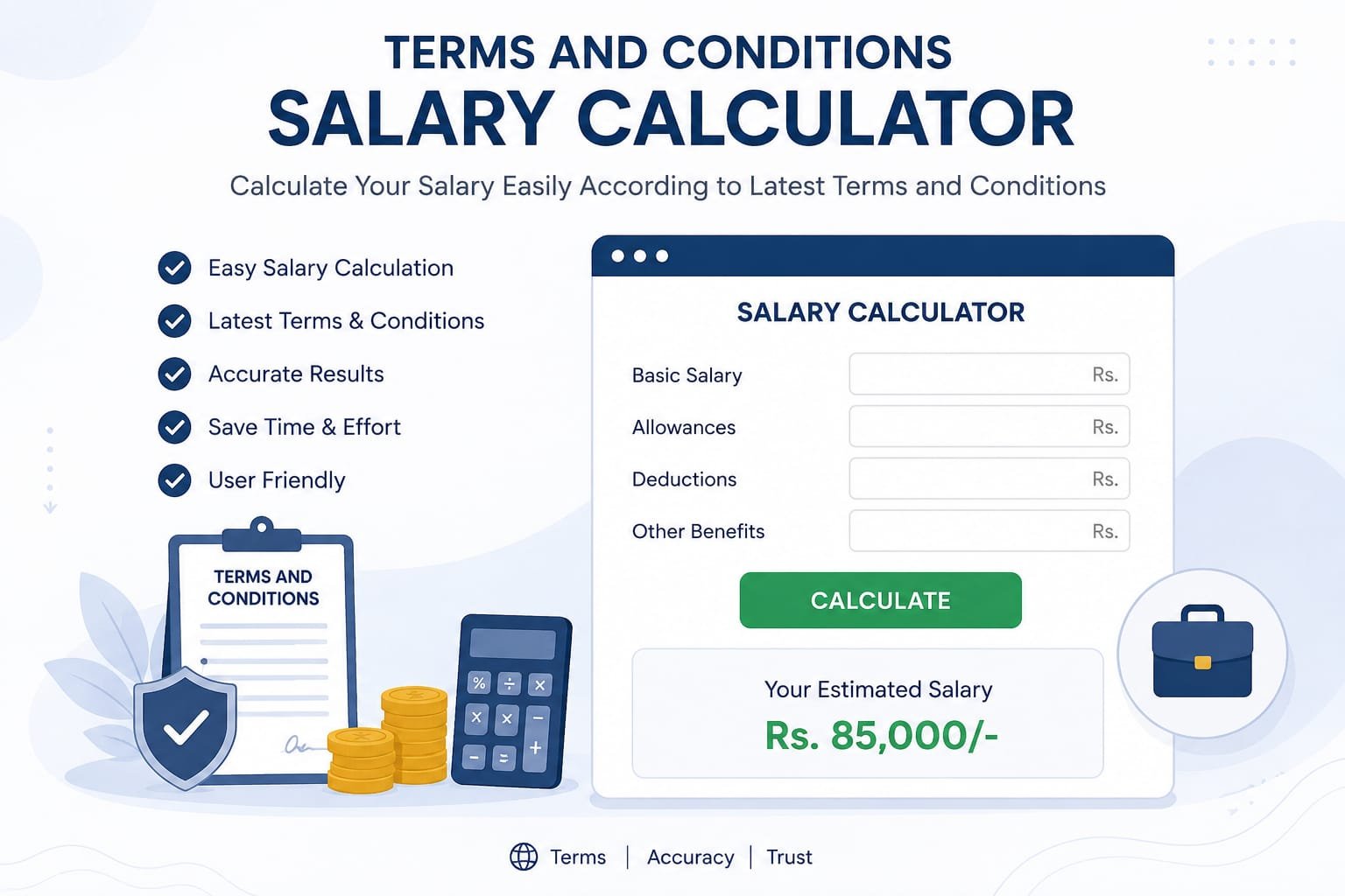 Terms and Conditions - Salary Calculator